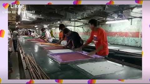 New modern flock printing