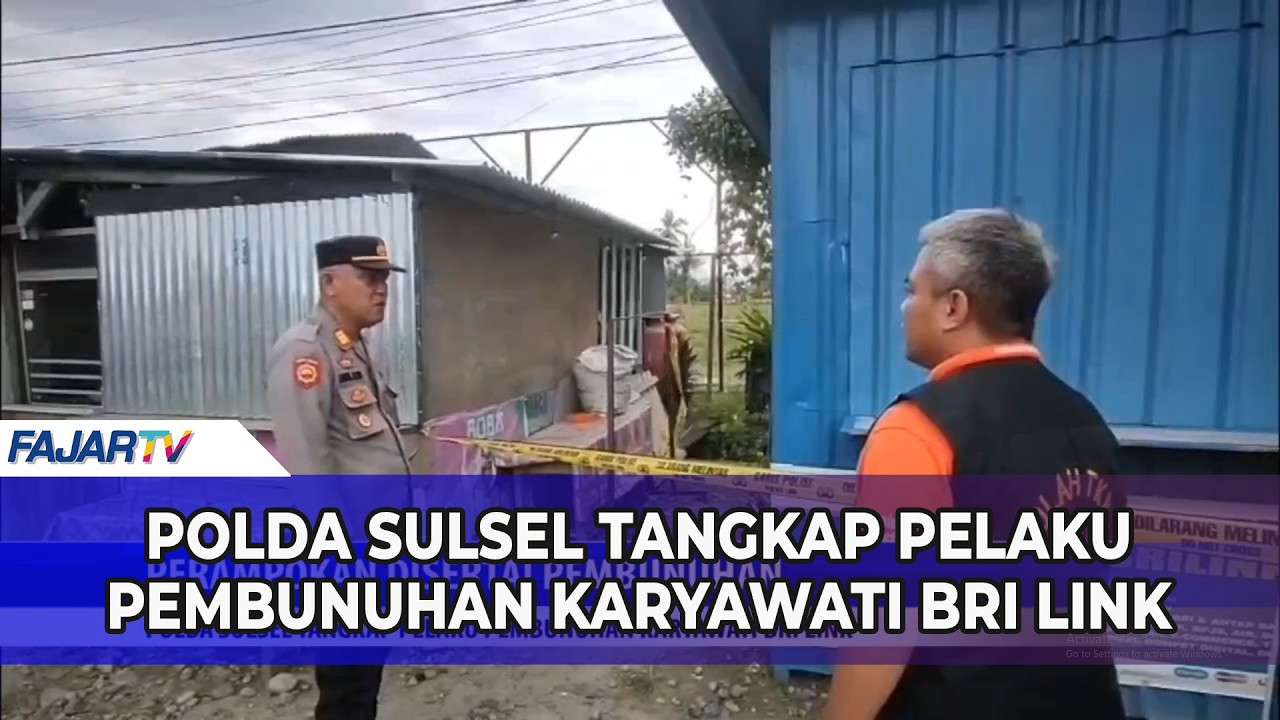 POLDA SULSEL TANGKAP PELAKU PEMBUNUHAN KARYAWATI BRI LINK