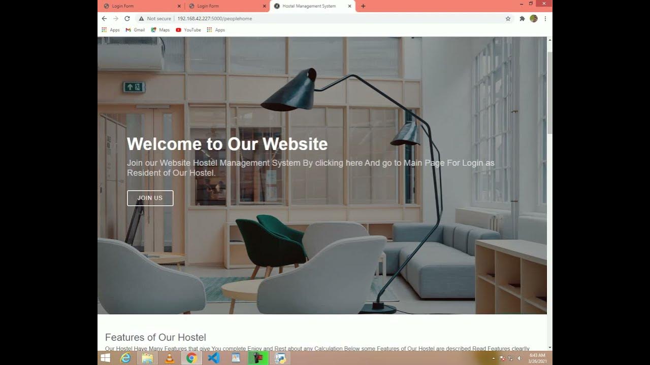 Hostel Management System Complete Web Using Python and Flask - YouTube
