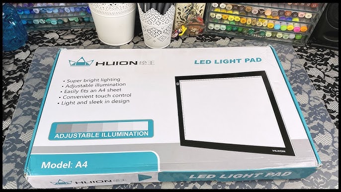 Huion A3 LED Light Pad Review and Starting a Drawing Commission pt. 1 