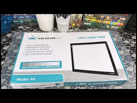 How to Use the Huion A3 LED Light Pad 