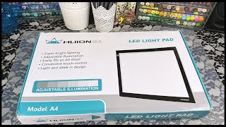Unboxing Huion A4 Light Pad And