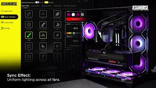 ASIAHORSE UMBRA Hub Setup Guide - Easy RGB & Fan Control Tutorial screenshot 5