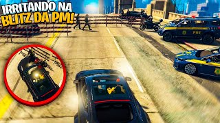 ATRAPALHANDO A BLITZ POLICIAL NO GTA RP