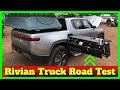 Rivian - Truck Road Test - Rivian R1T Camp Kitchen - Rivian  Infotainment System