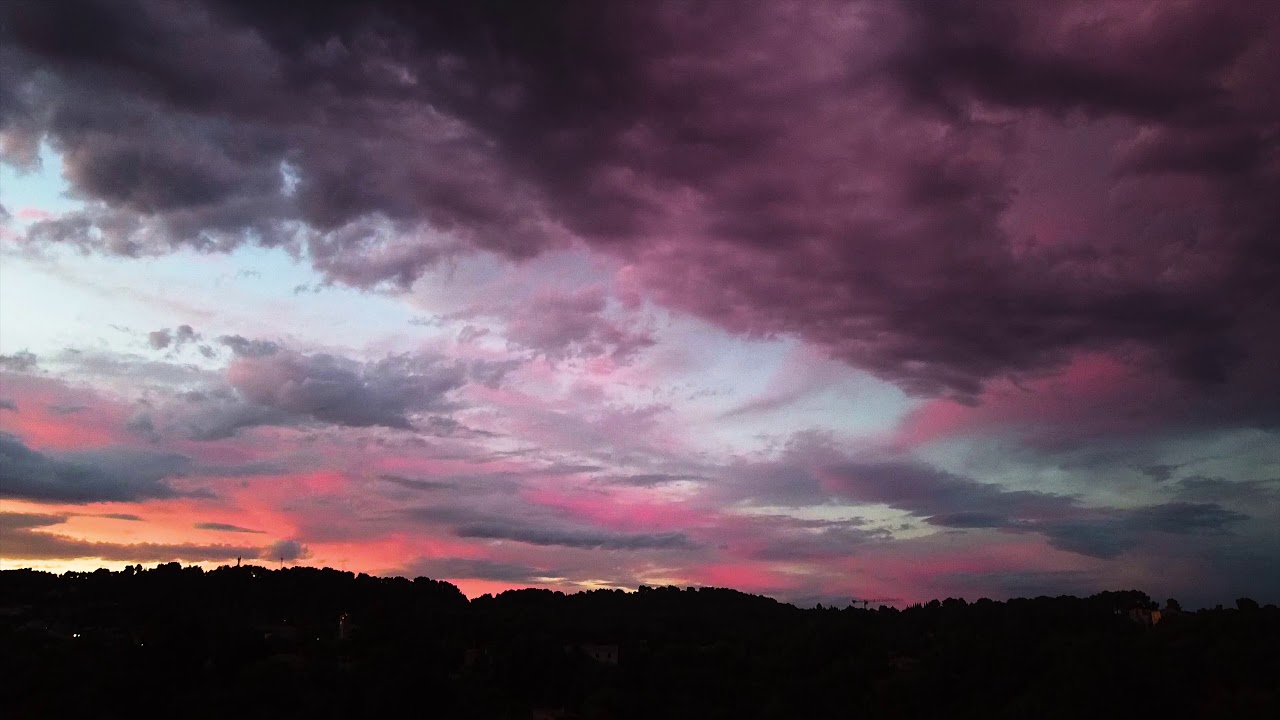 Coucher de soleil, Aix en Provence - YouTube