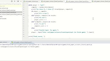 Rock paper scissors lizard spock basic AI