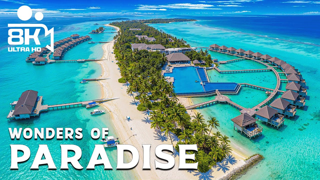 Wonders of Paradise Island – Discover White Sands and Crystal Waters | 4K Travel Video