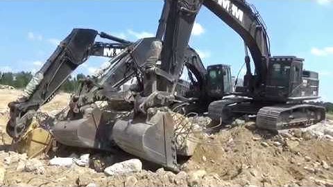 2 CAT 345’s & a 330, VS a MASSIVE concrete footing!