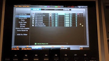 Fantom G Velocity Switching in Live Mode