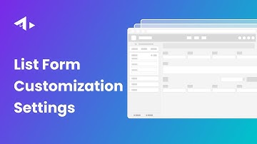 List Form Customization Settings in Yeeflow
