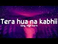 Tera hua na kabhii lyrics  king  high born aryan koushal  the gorilla bounce  section 8