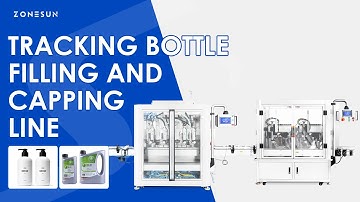 ZONESUN ZS-AFC24VT Efficient 4-Head Tracking Filler and Servo Capping Machine for Viscous Products