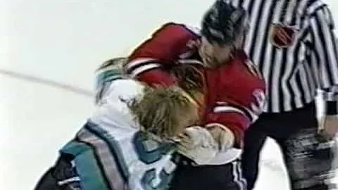 Reid Simpson vs Marty McSorley Jan 29, 1998
