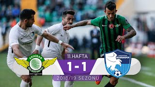 Akhisarspor 1-1 Bb Erzurumspor 11 Hafta - 201819