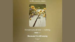 Still Saying I Do (Anniversary Song) - KTL Memory Makers