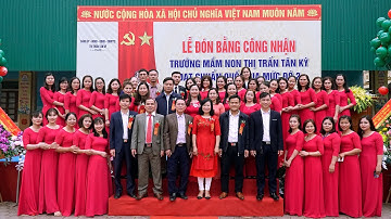 Quốc Thắng Studio - Trường MN Thị trấn Tân Kỳ, NA đón chuẩn mức độ 2