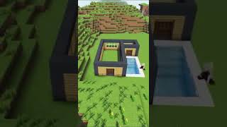 Современный дом в майнкрафте #minecraft #minecraftbuilding #дом #постройка #germanplay