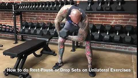 How To Do Rest-Pause Sets And Supersets With Unilateral Exercises