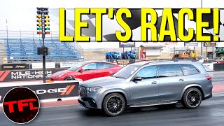 No Guts, No Glory! Can I Smoke The Mercedes-AMG GLS 63 With My Tesla Model Y In A Drag Race?