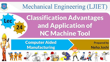 L 24 Classification and Application of NC Machine Tool | Computer Aided Manufacturing | Mechanical