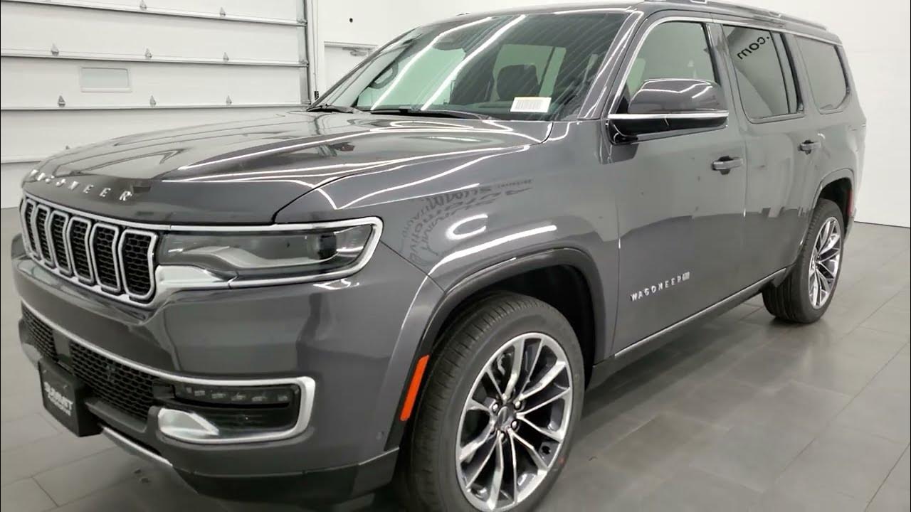 4K 2022 JEEP WAGONEER SERIES III PREMIUM IN BALTIC GRAY WALKAROUND