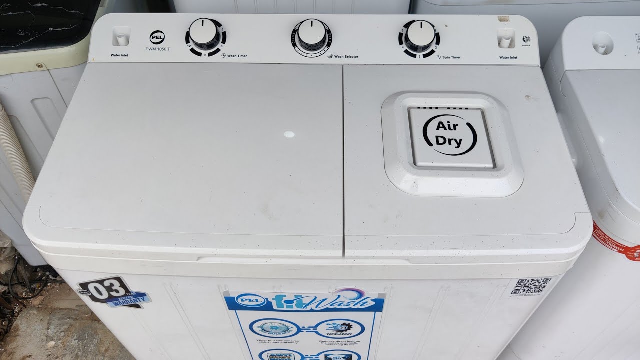 Pel Washing Machine Twin Tub jambo size 10kg Price 19000 electricity