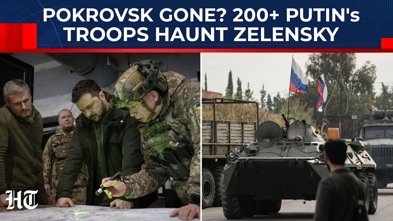 Putin Moves Fast With Over 700 Missiles As Trump Falters, Russian Forces Encircle Ukraine's Pokrovsk