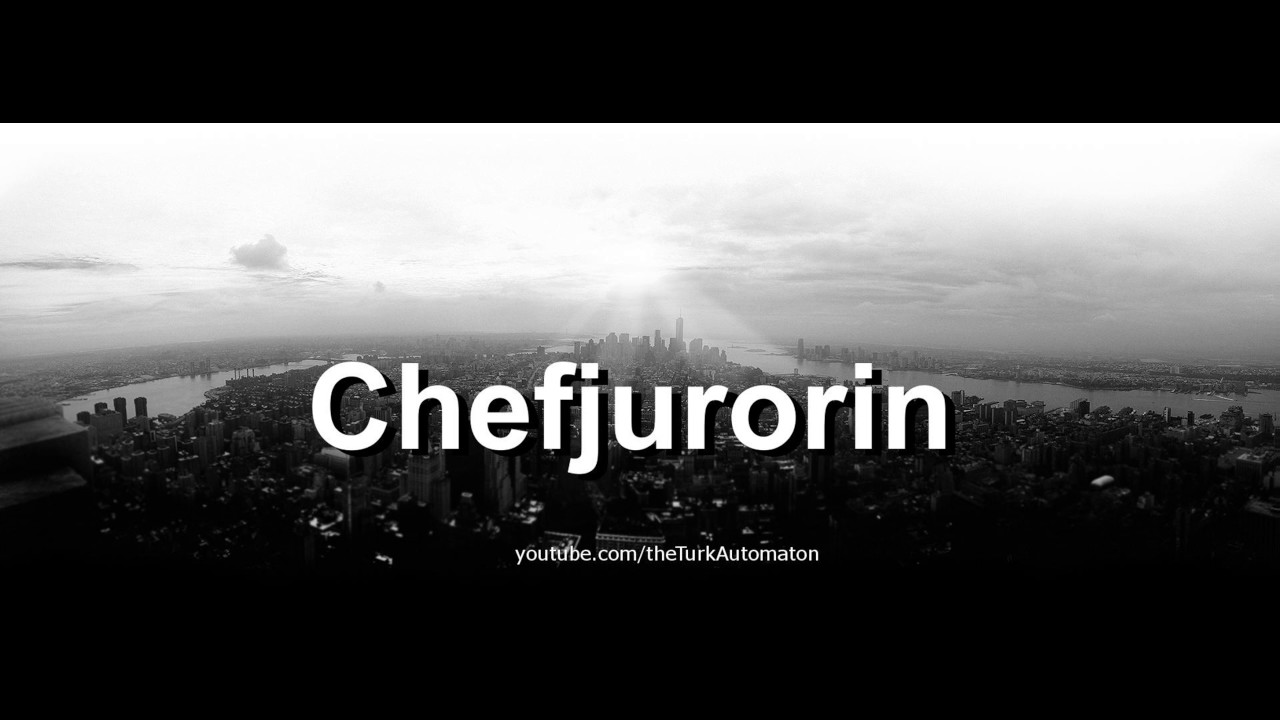 How to pronounce Chefjurorin in German - Perfectly