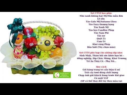 Giỏ Trái Cây Quà Tặng CT54