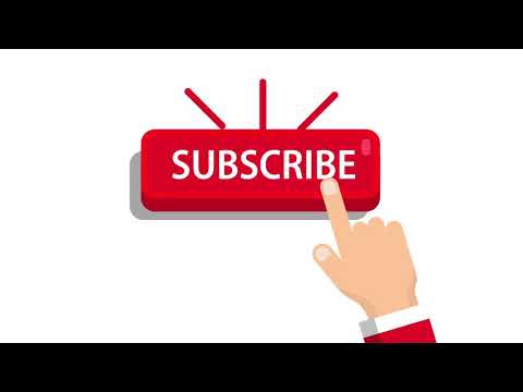 Motion Made   Free You Tube Subscribe Button Animation with click sound effect on White Background