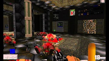 Doom with 1 Monster Megawad and Alandoguns.Map 01