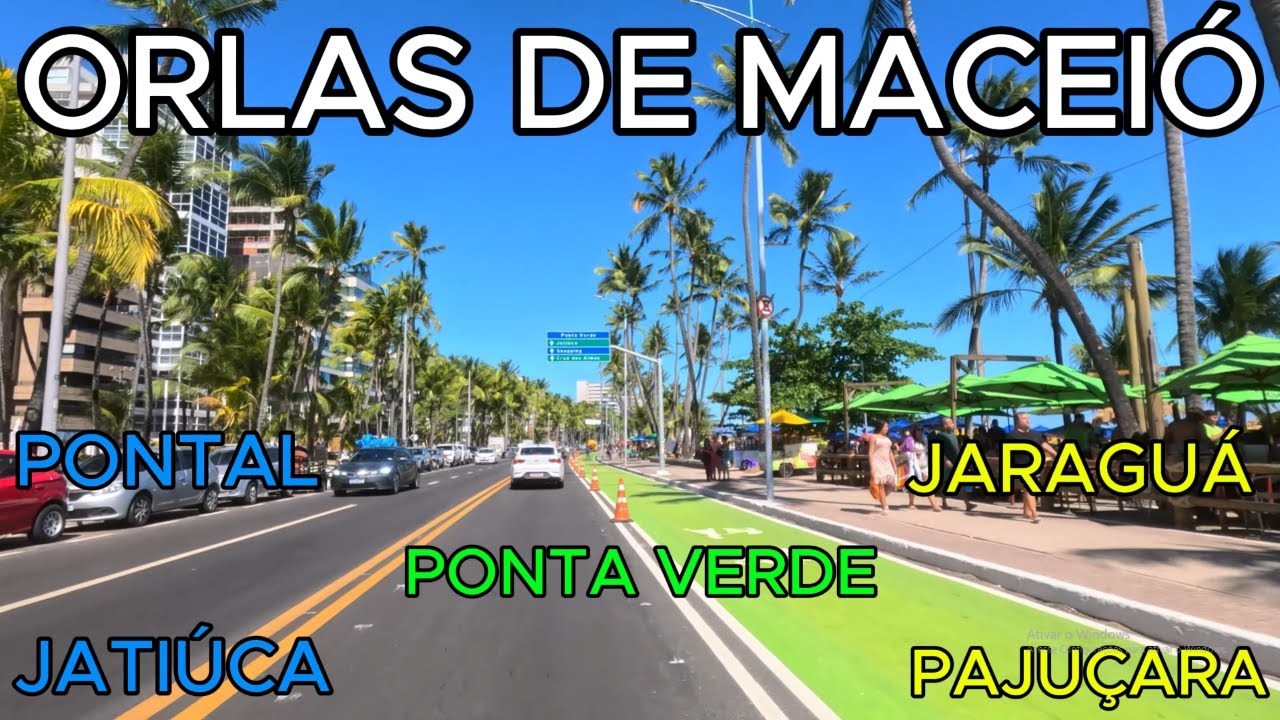 Orlas de Maceió | Pontal à Jatiúca | Maceió - AL | 4K UHD