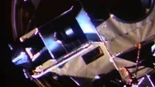 View of Apollo 11 Lunar Module, a scene from transposition and docking