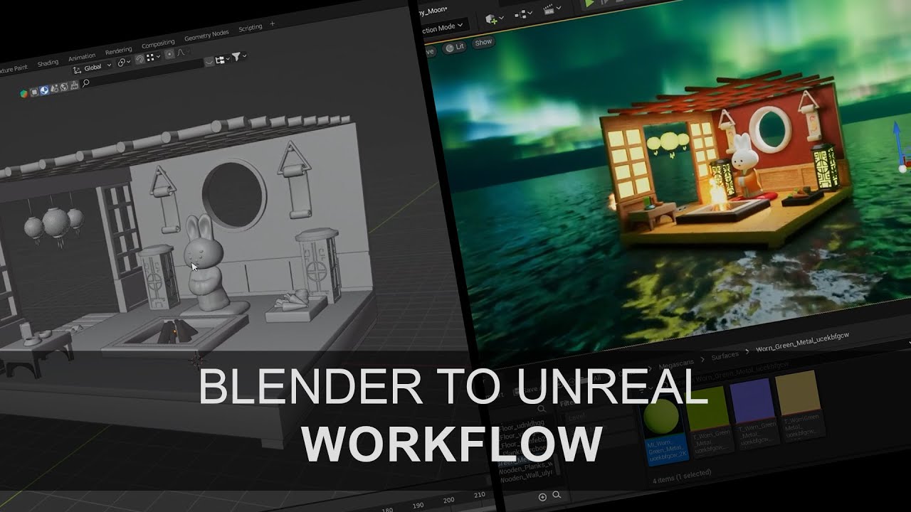 Blender To Unreal Workflow #unrealengine #tutorial #blender - YouTube