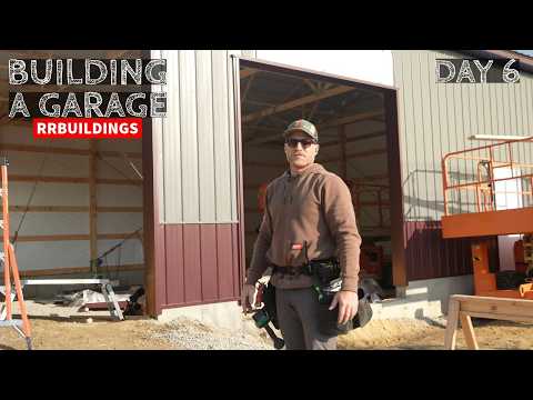 Day 6 Building A Garage Post Frame Style