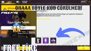 FREE FİRE YENİ KOD 2023 EN YENİ GÜNCEL💎 KODLARI FREE FİRE🎁 CODE