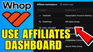 How To Use Whop Affiliates Dashboard (2026) (Beginners Guide)