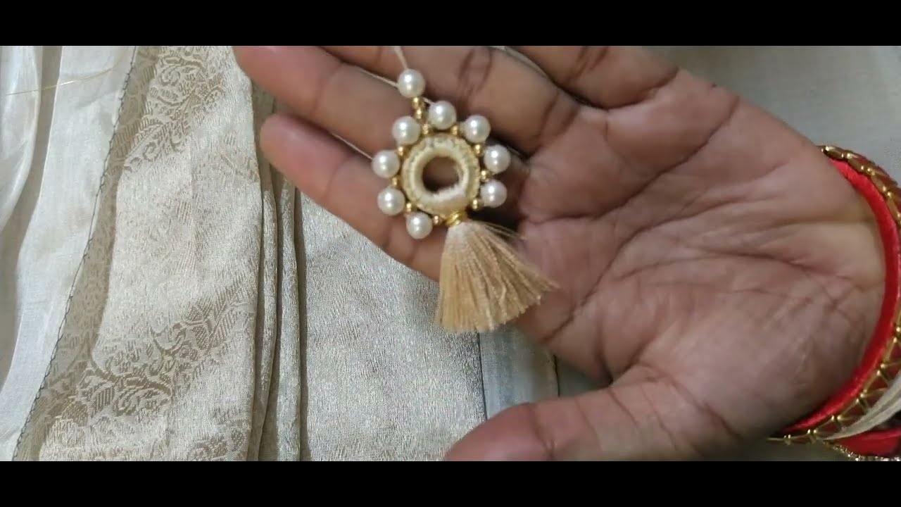 #NormalSewingneedle #Crochet/krosha #KuchuDesign Tutorial For Beginners !! Grand #Bridal Saree Kuchu