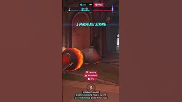 Insane Junkrat Team Kill - Overwatch 2 #shorts