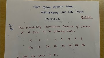 BCS301 New Model Question Paper Solved Q.No.1(a)📝