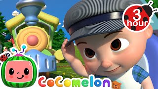 JJ's and Granny's Train Song  CoComelon  Nursery Rhymes and Kids Songs | After School Club