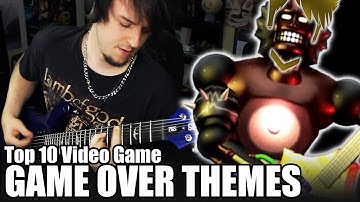 Top 10 Game Over Themes - Guitar Medley (FamilyJules7x)