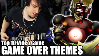 Top 10 Game Over Themes - Guitar Medley (FamilyJules7x) chords