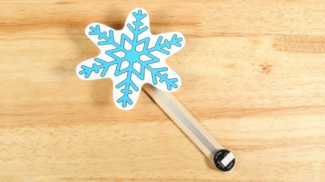 Paper Circuits: Spinning Snowflake - YouTube