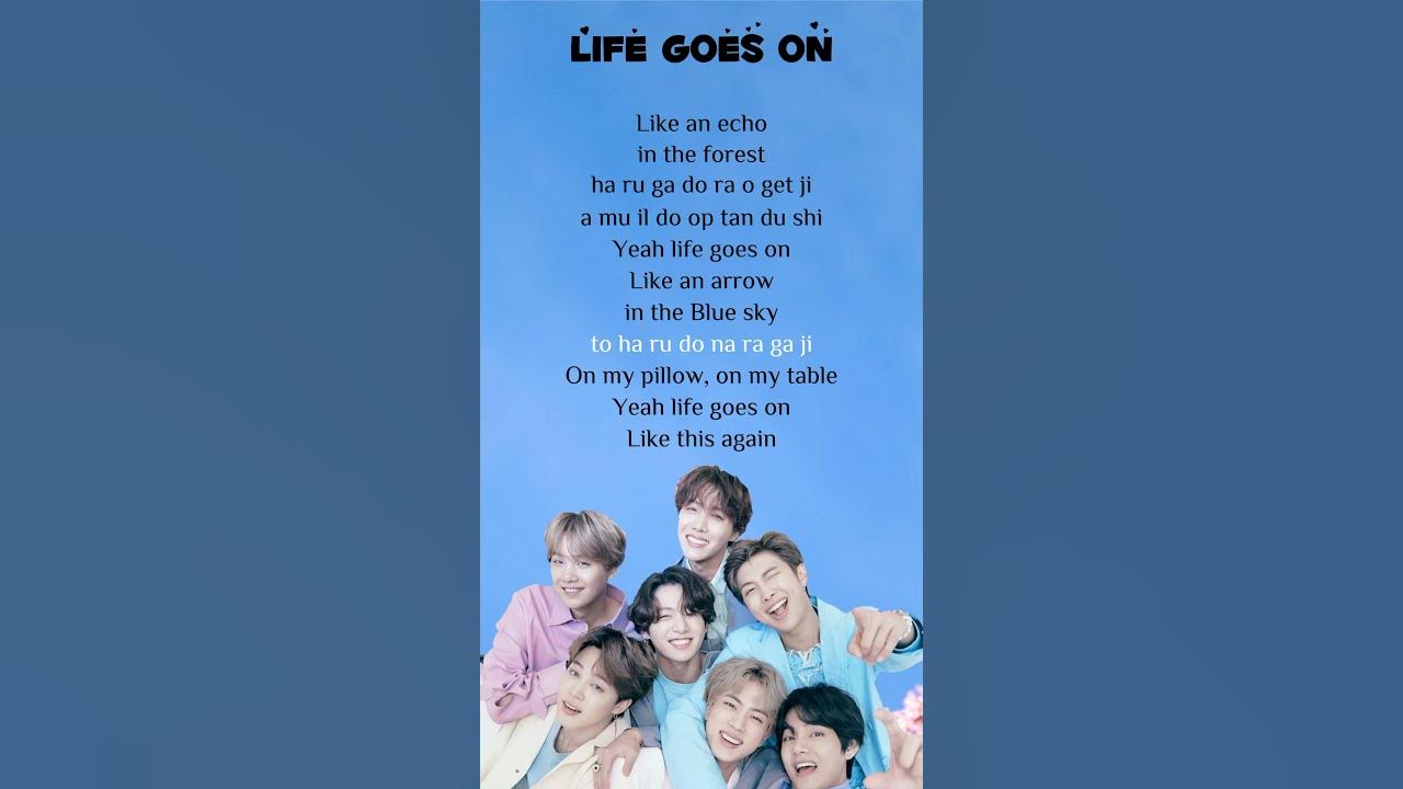 BTS - Life Goes On (Lyrics) #song #bts #lifegoeson BTS - Life Goes On (Lyrics) #song #bts #lifegoeson