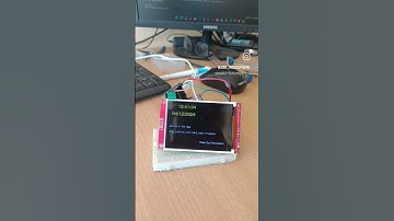 Built a Digital Clock on a TFT LCD display! 🕒✨ It not only shows time.