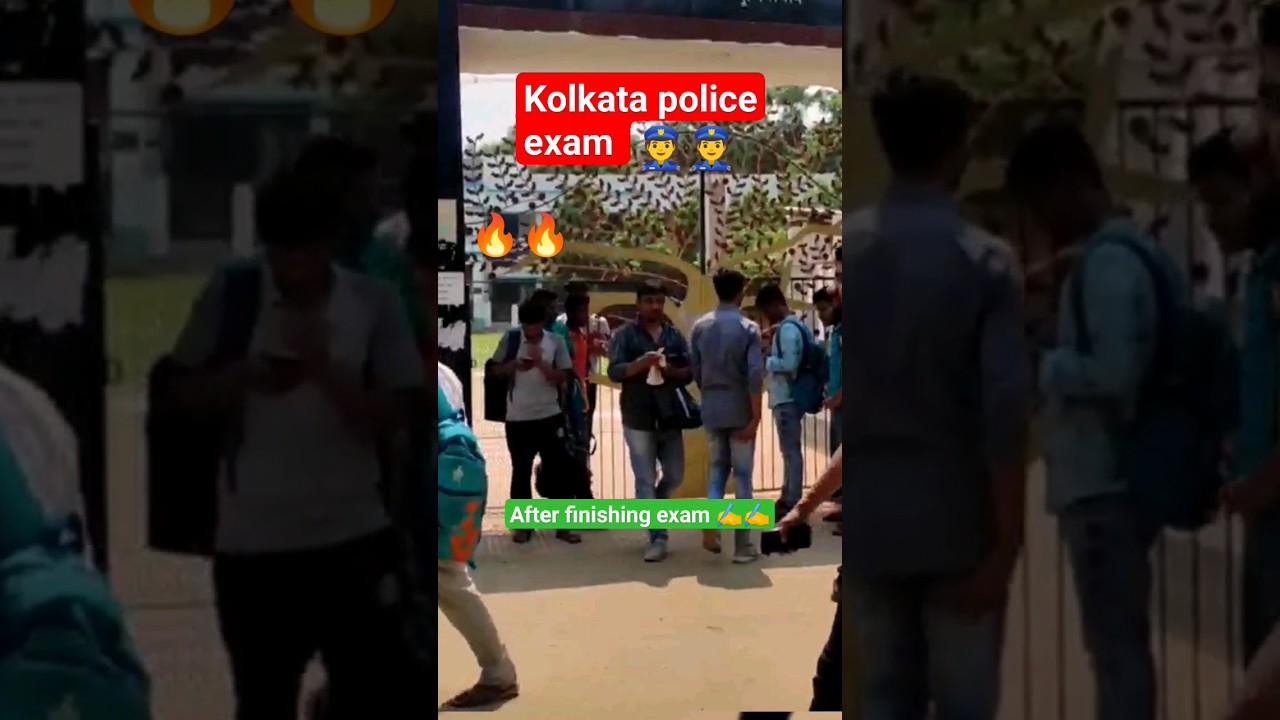 Kolkata police preliminary exam, 
