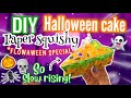 DIY HALLOWEEN PAPER SQUISHY CAKE! *FLOWAWEEN EPISODE 1