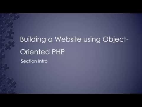 Building a Website using Object Oriented PHP 02
